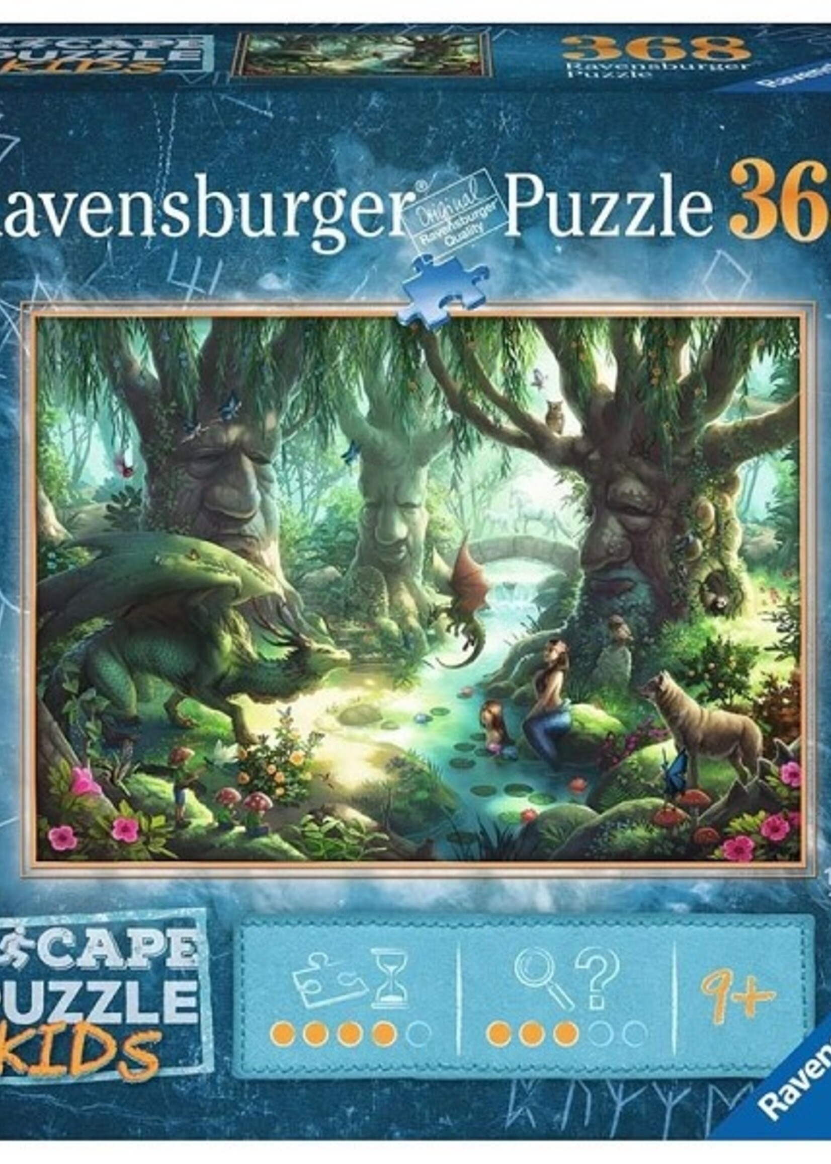 Ravensburger puzzel 368 stukjes escape kids-magic forest