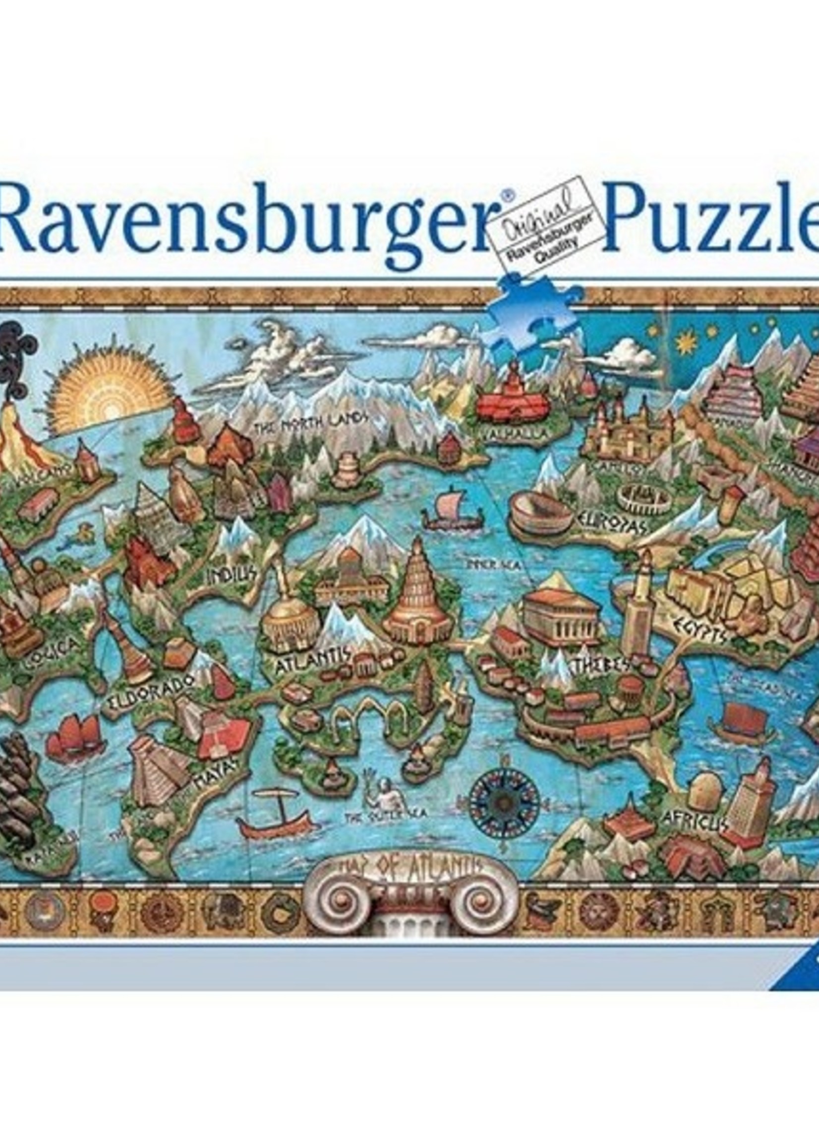 Ravensburger puzzel 1000 stukjes geheimzinnig Atlantis