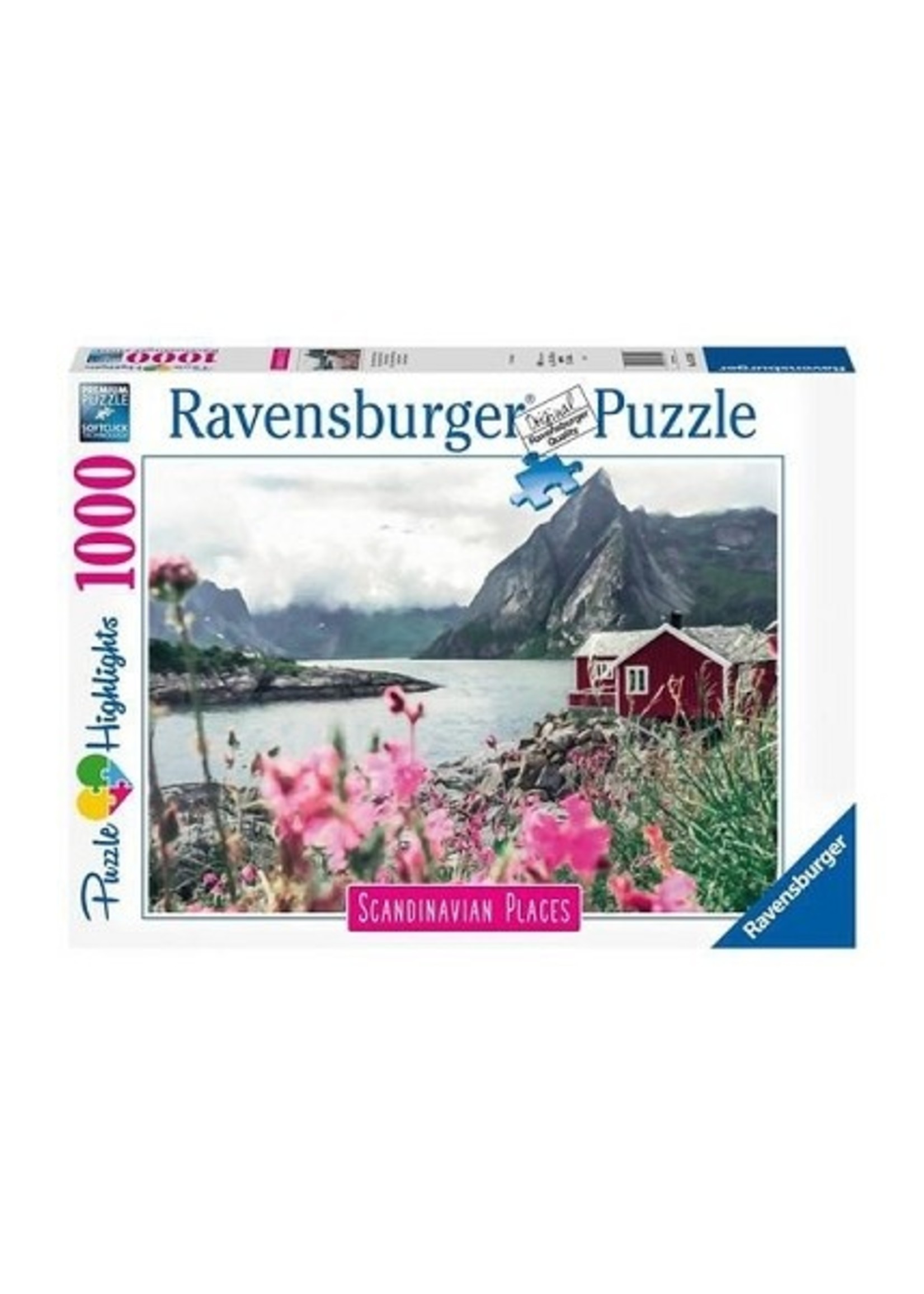 Ravensburger puzzel 1000 stukjes Reine, Lofoten, Noorwegen Scandinavian Places