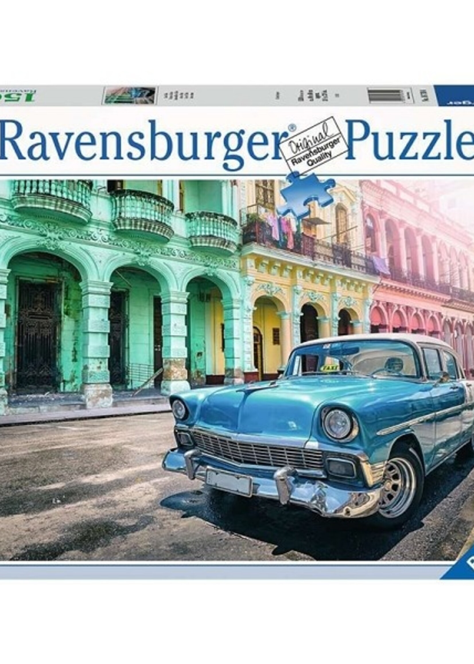 Ravensburger puzzel 1500 stukjes Cuba Cars