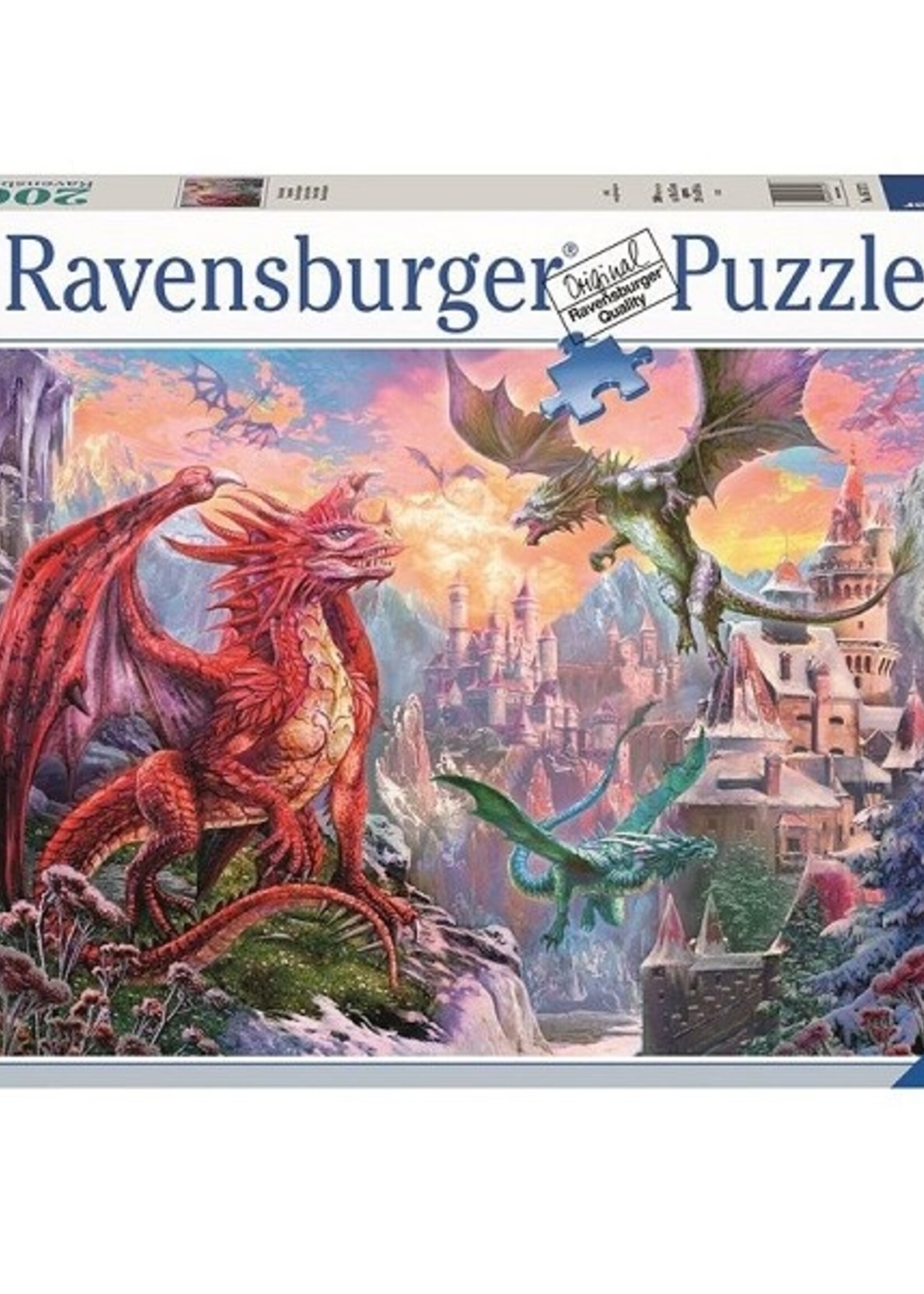 Ravensburger puzzel 2000 stukjes Drakenland