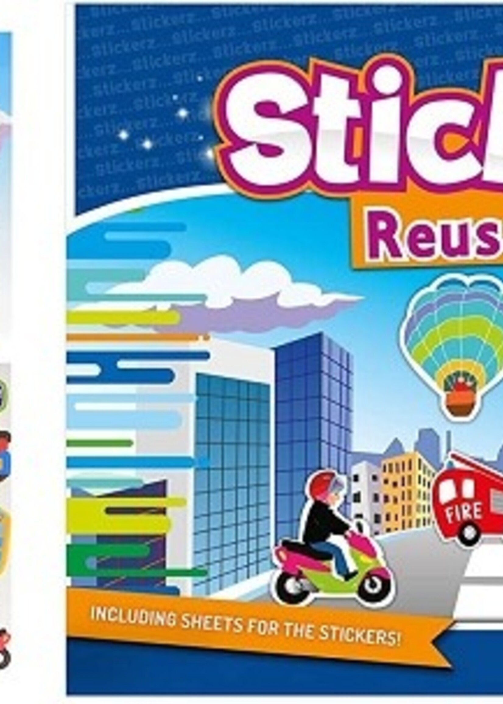 Toi Toys Herbruikbaar stickerboek 'Voertuigen'