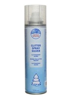 decoratiespray glitter zilver 100ml zilver