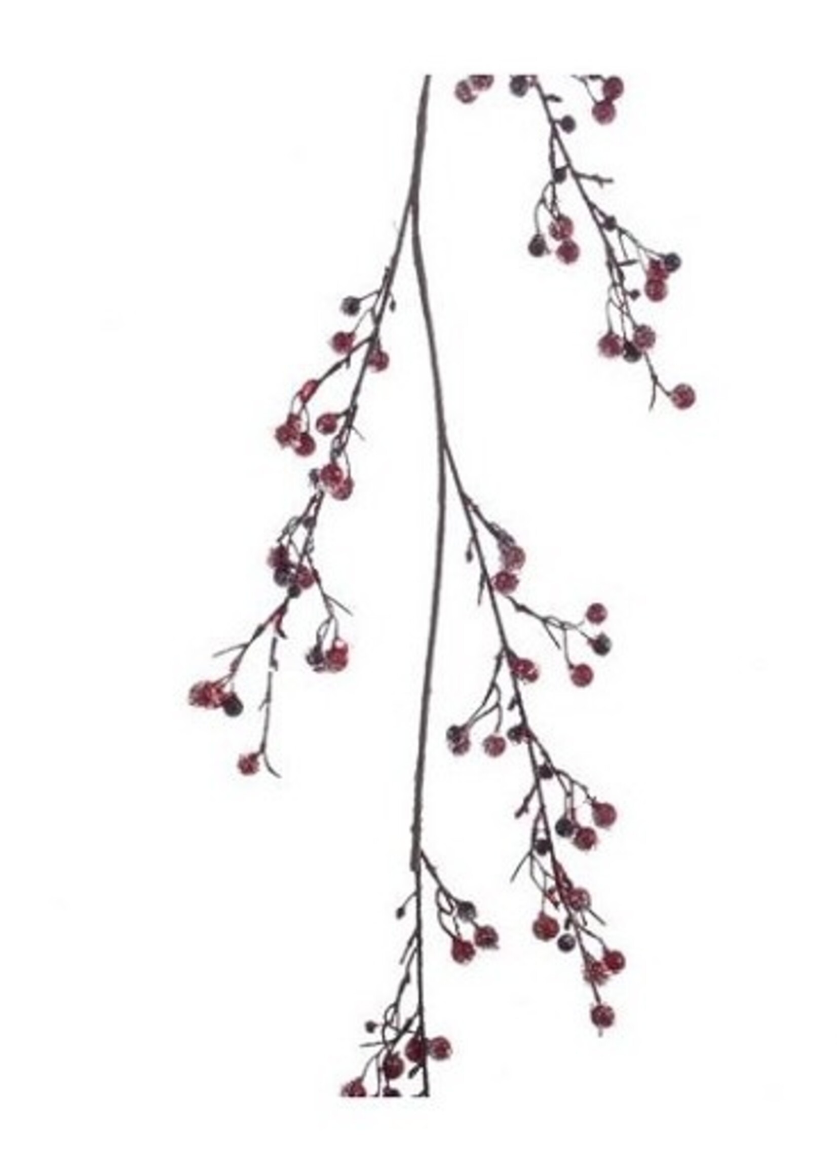 Guirlande bessen foam ijsfinish 110cm