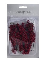 Sierbessen kunststof voor gebruik in bloemstukken op draad Set Van 8 Stuks