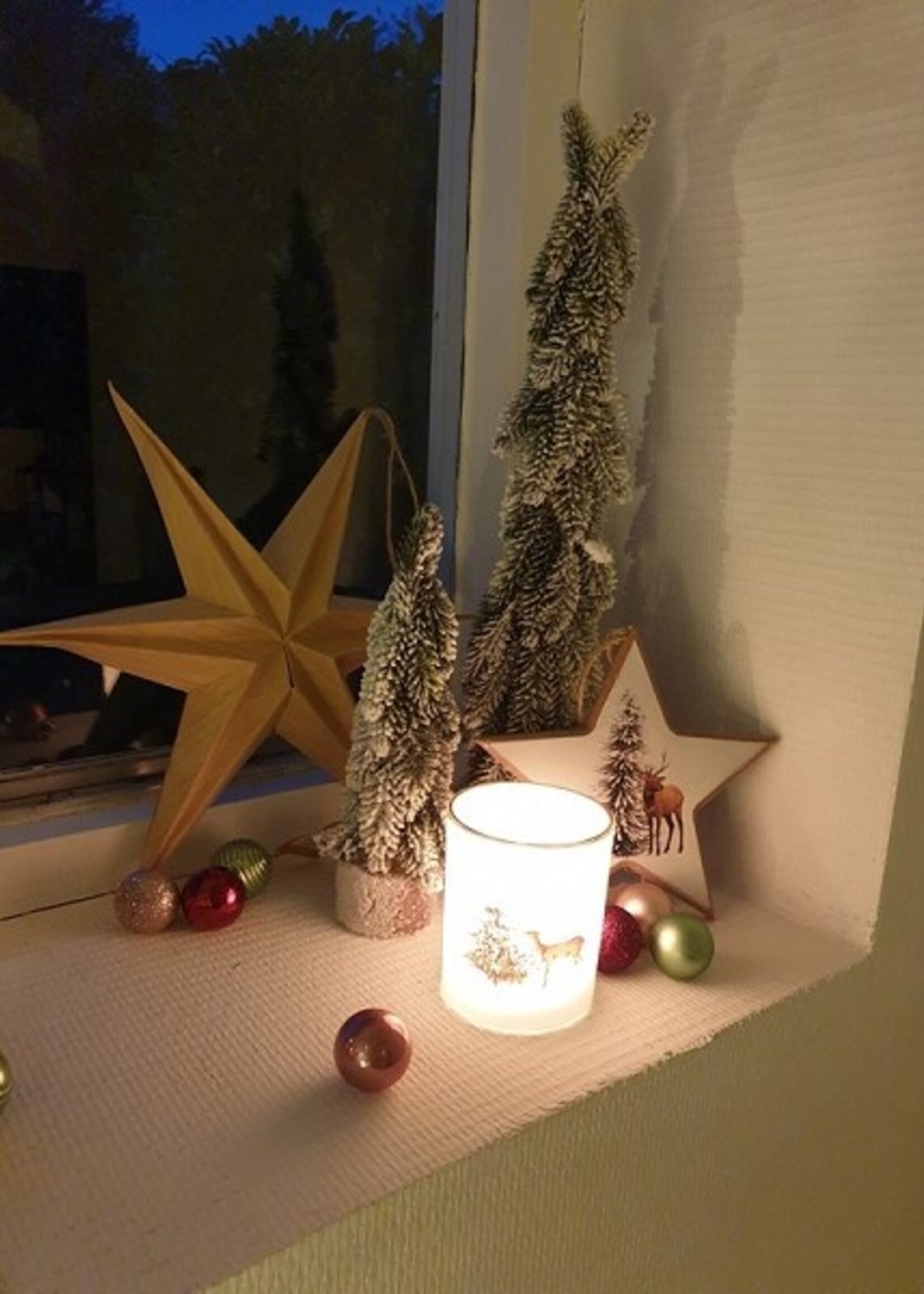 Boltze Home decohanger ster Kassia D30cm gerecycled papier