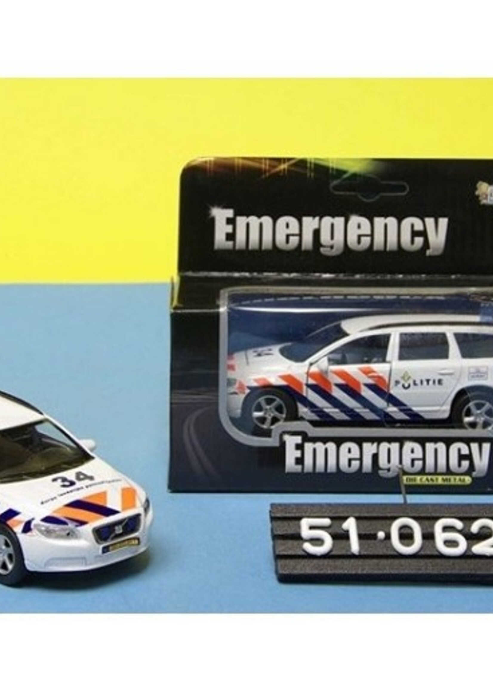 Die cast pullback Volvo politie