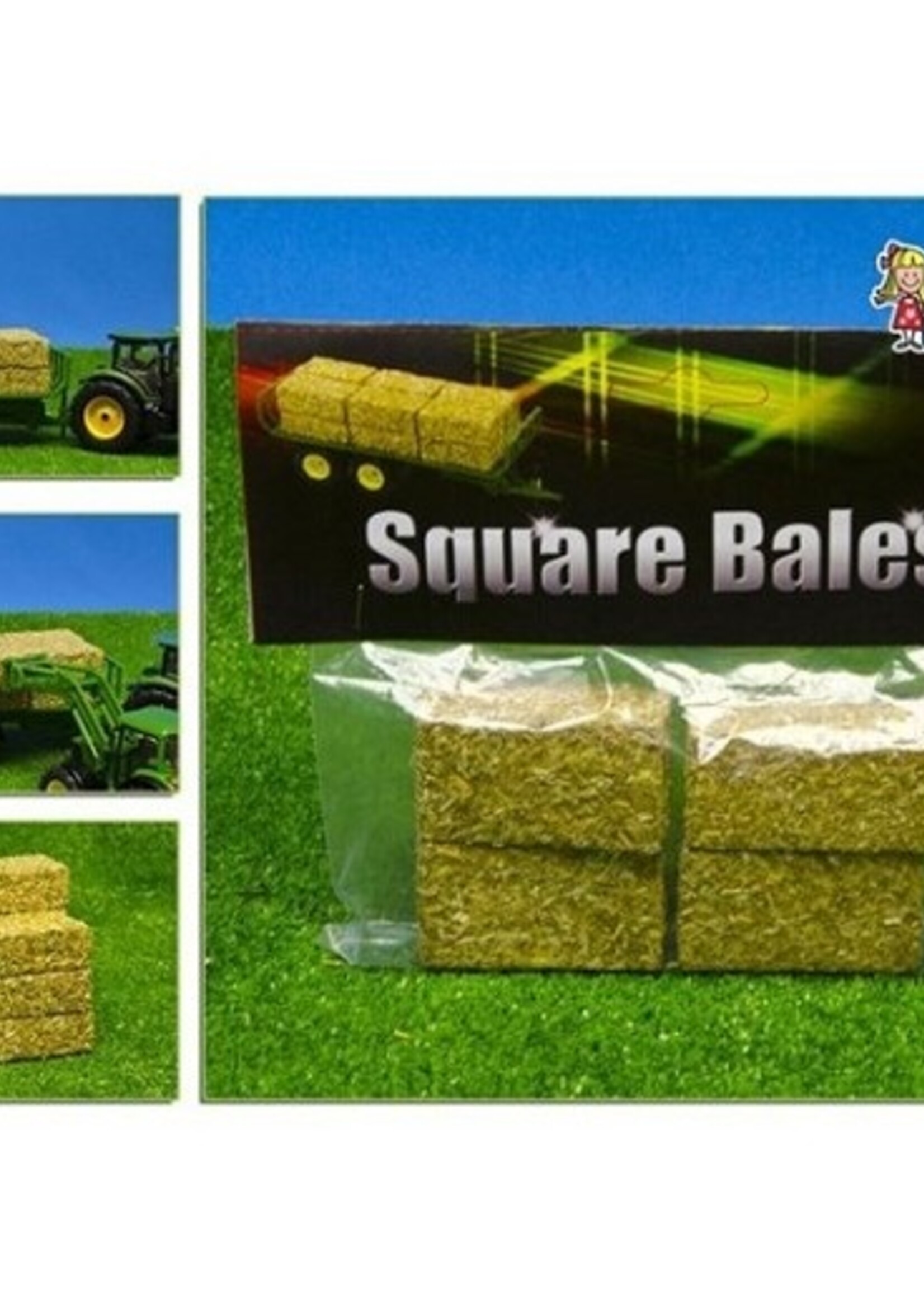 Rechthoekige balen set van 4 1:32