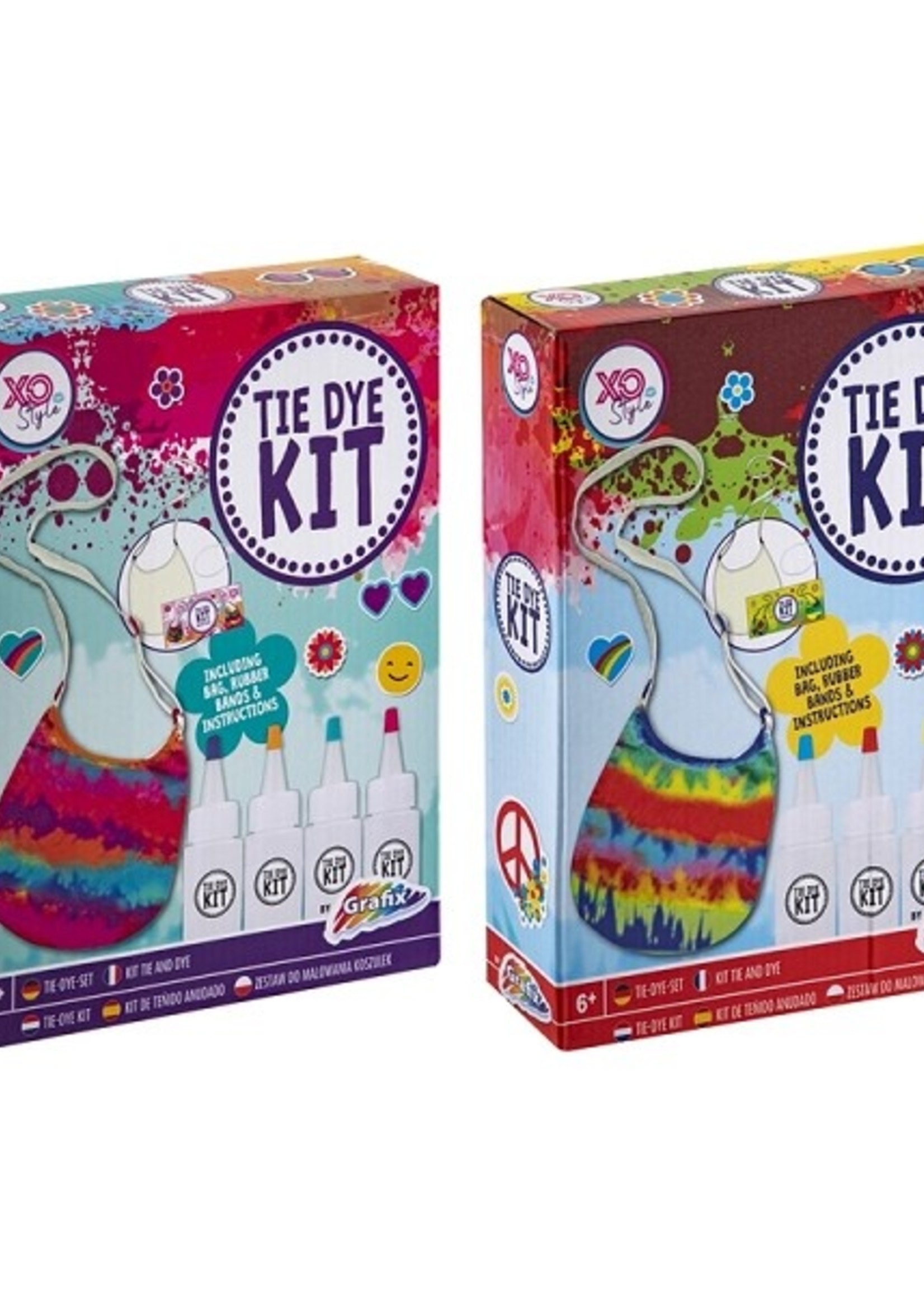 Grafix Tie-Dye set met tas