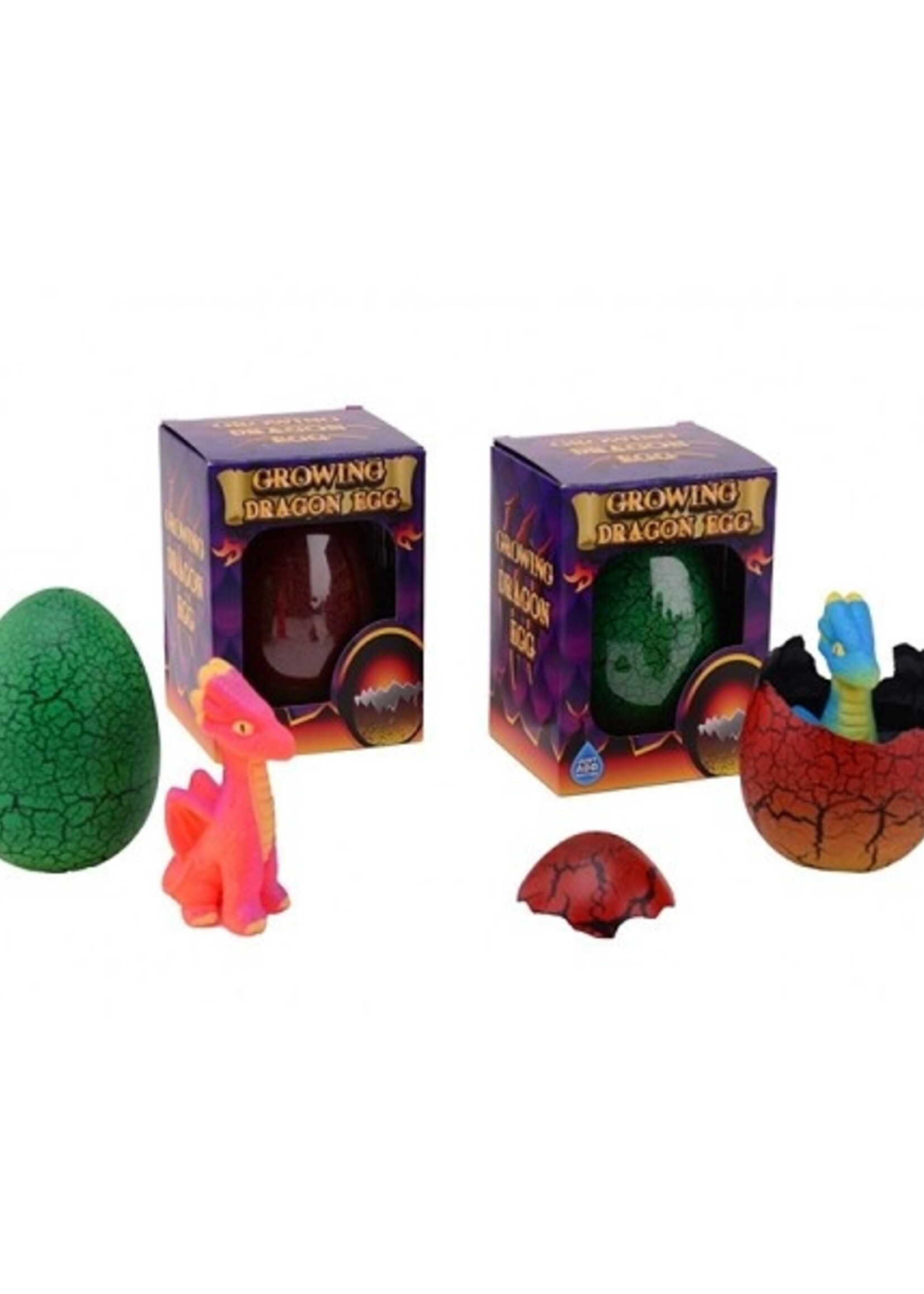 John Toy Mega ei met groeiende draak in doos