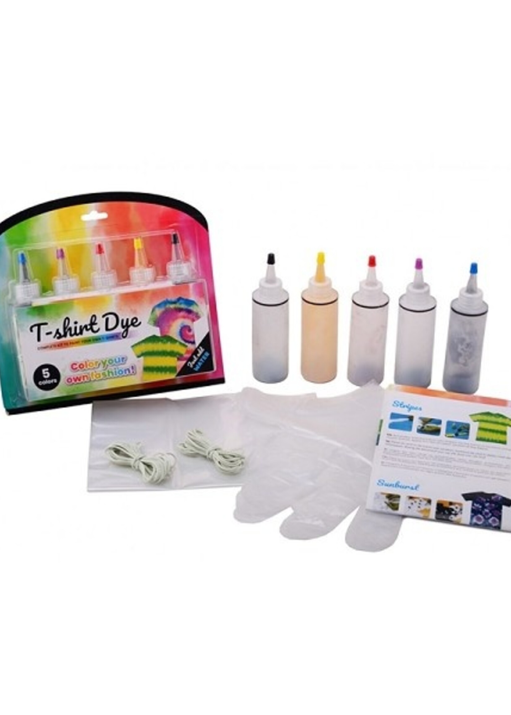 John Toy T-shirt Tie Dye set op kaart