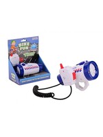 John Toy Bike Fun politiesirene met licht en microfoon voor op de fiets