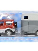 Terreinwagen+paardetrailer die cast