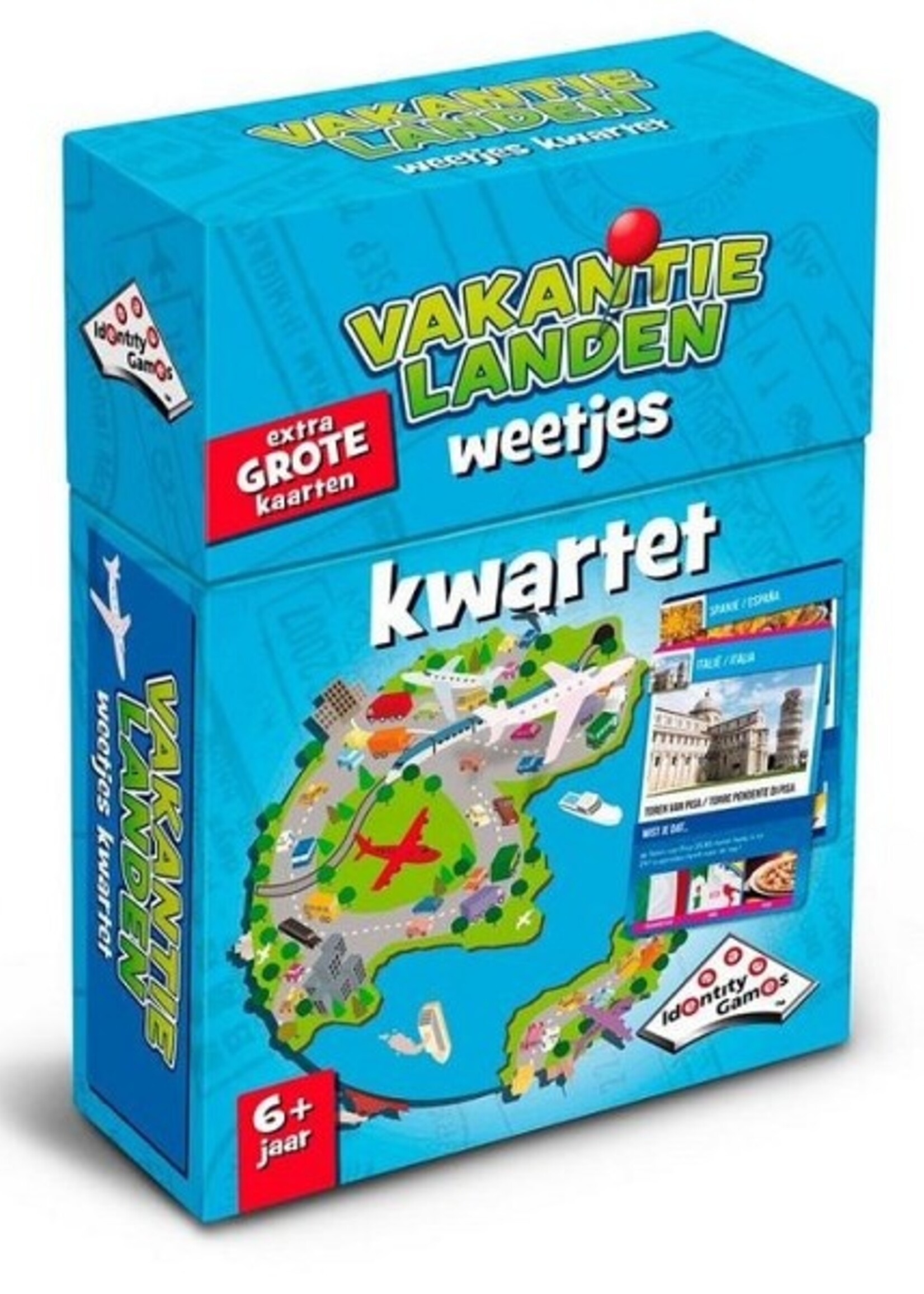 IdentityGamesWeetjes kwartet Vakantielanden