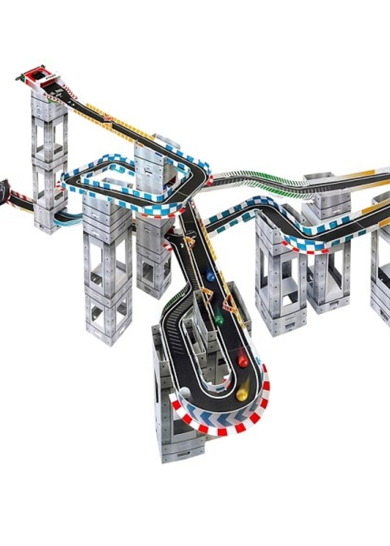 Marble Racetrax knikkerbaan circuitset 32 sheets 5m