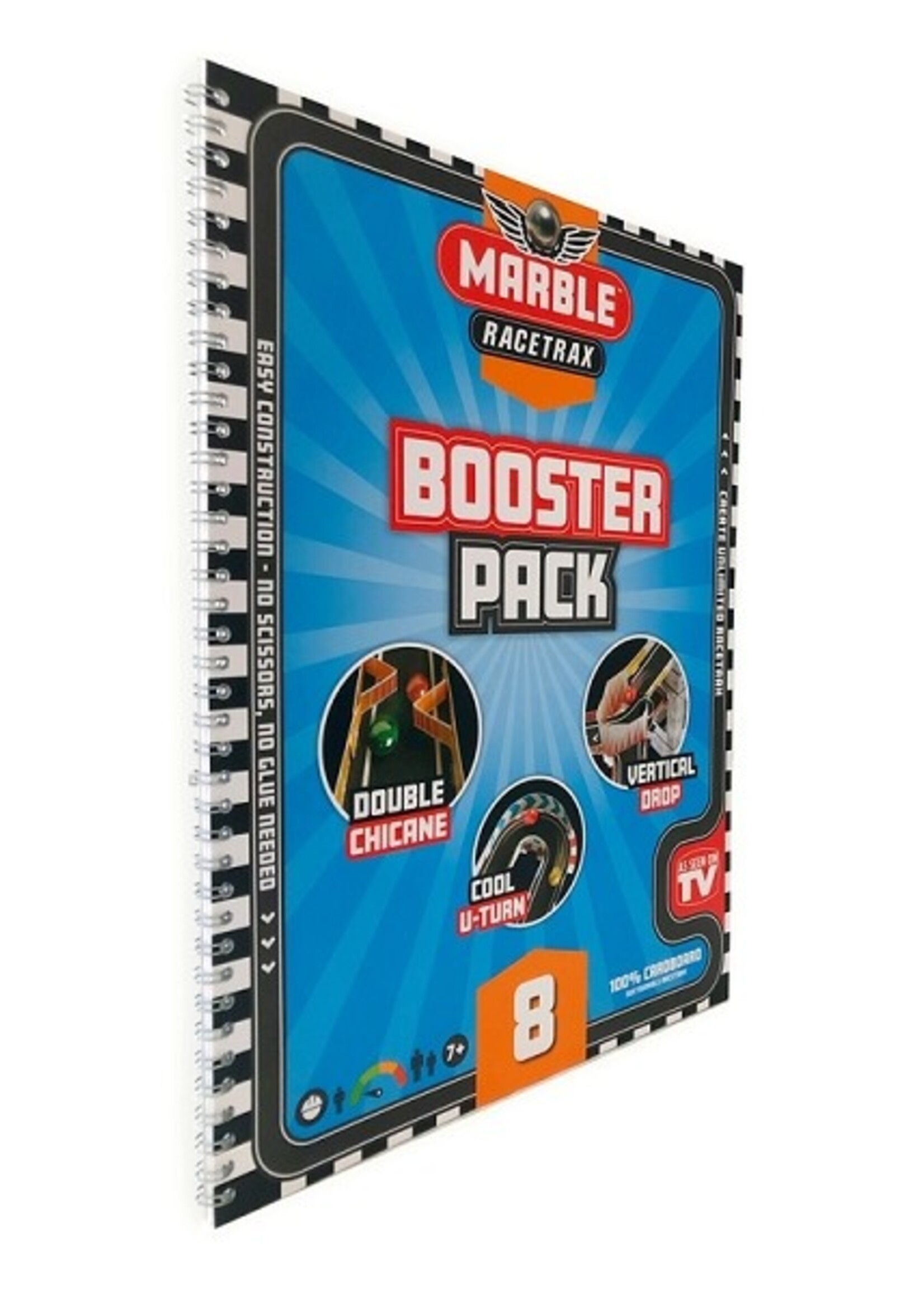 Marble Racetrax knikkerbaan boosterpack uitbreiding 8 sheets