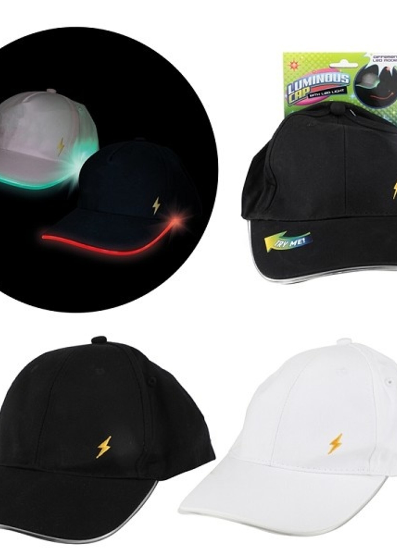 Toi Toys Pet met LED lichtrand in klep zwart of wit