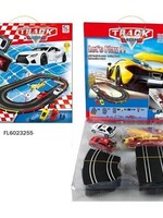 Racebaan 210cm 54 delig met twee auto's
