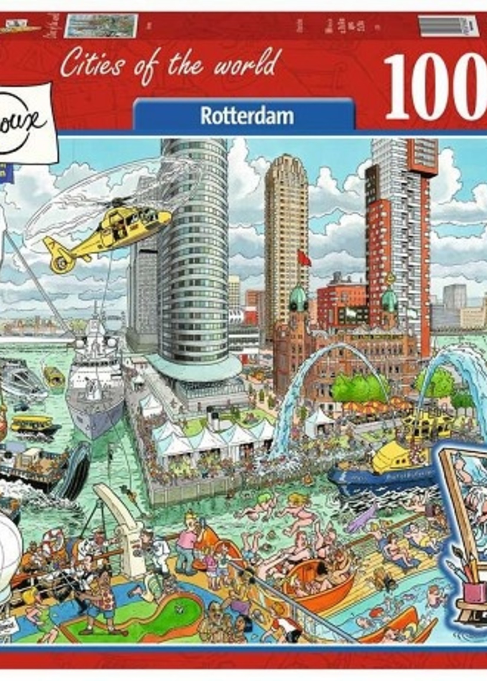 Ravensburger puzzel Fleroux Rotterdam 1000 stukjes