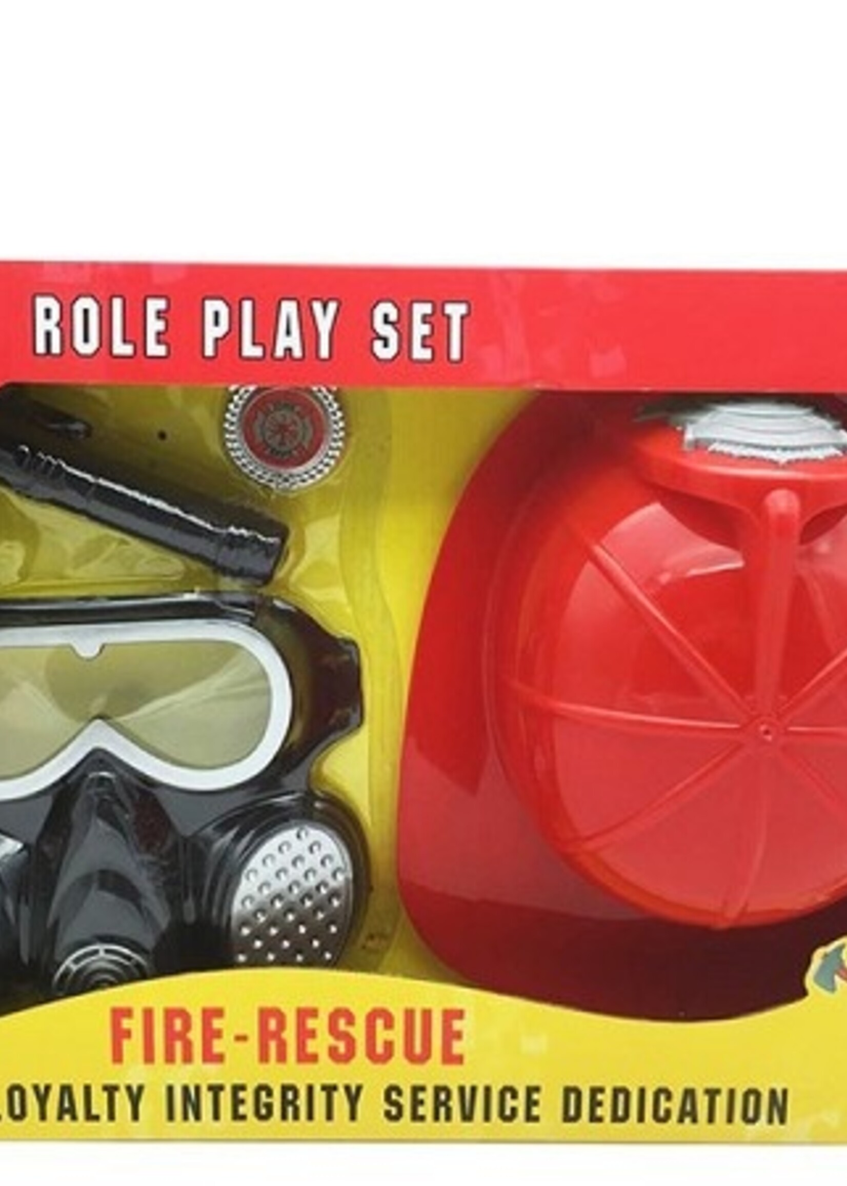 Brandweer speelset helm en masker