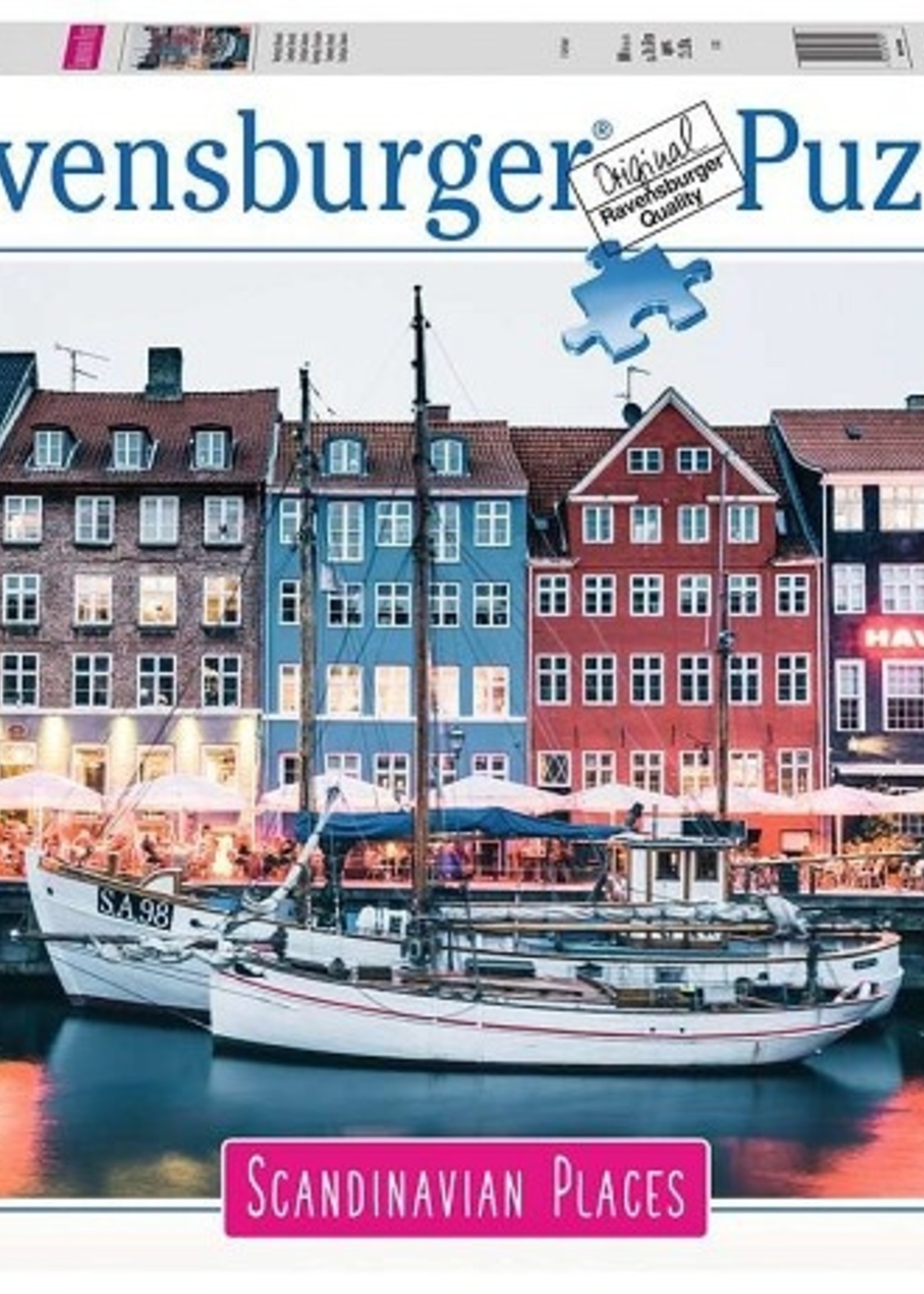 Ravensburger puzzel Kopenhagen, Denemarken 1000 stukjes