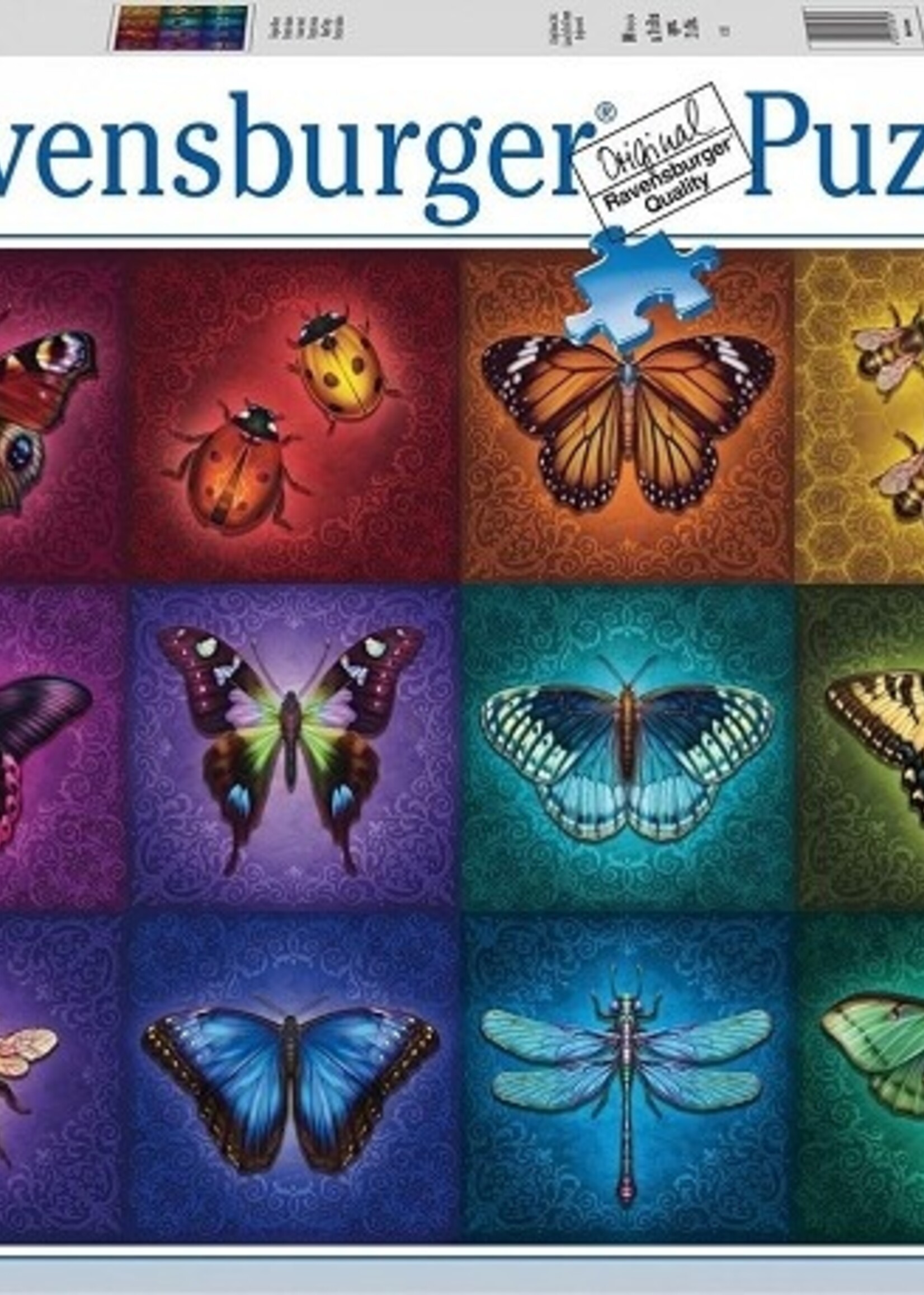 Ravensburger puzzel Gevleugelde dieren 1000 stukjes