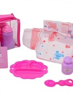 John Toy Baby Rose verzorgset in tasje