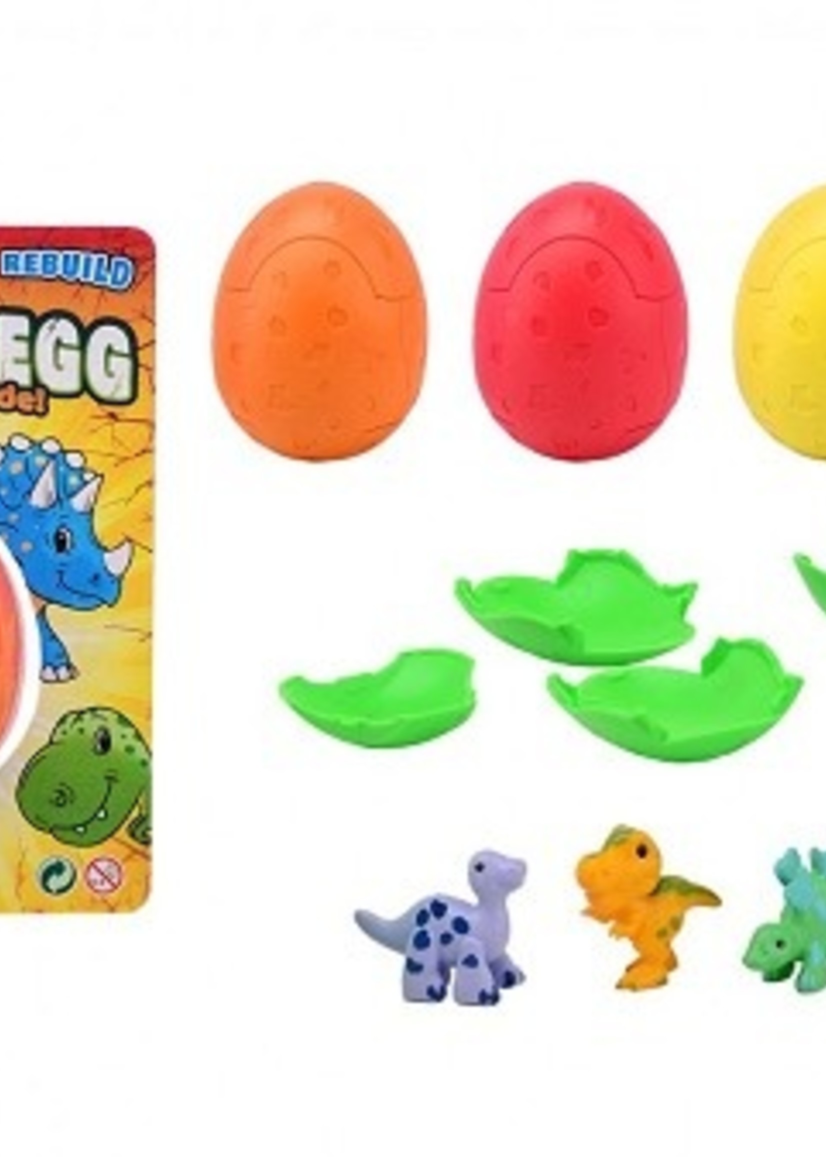 John Toy "Break that egg" dinosaurus in ei