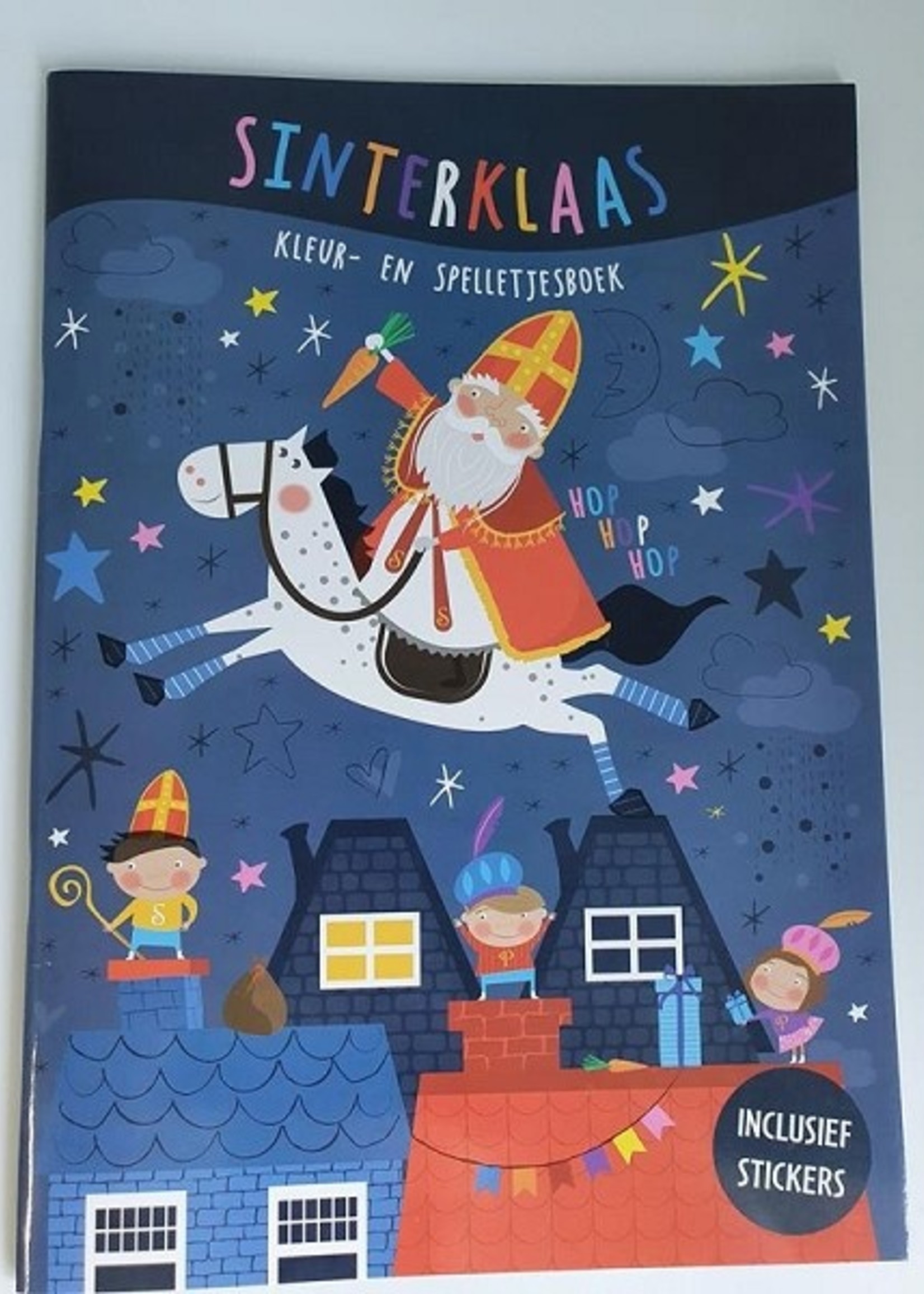 Kleur-sticker- en activiteitenboek Sinterklaas A4 44 pagina's