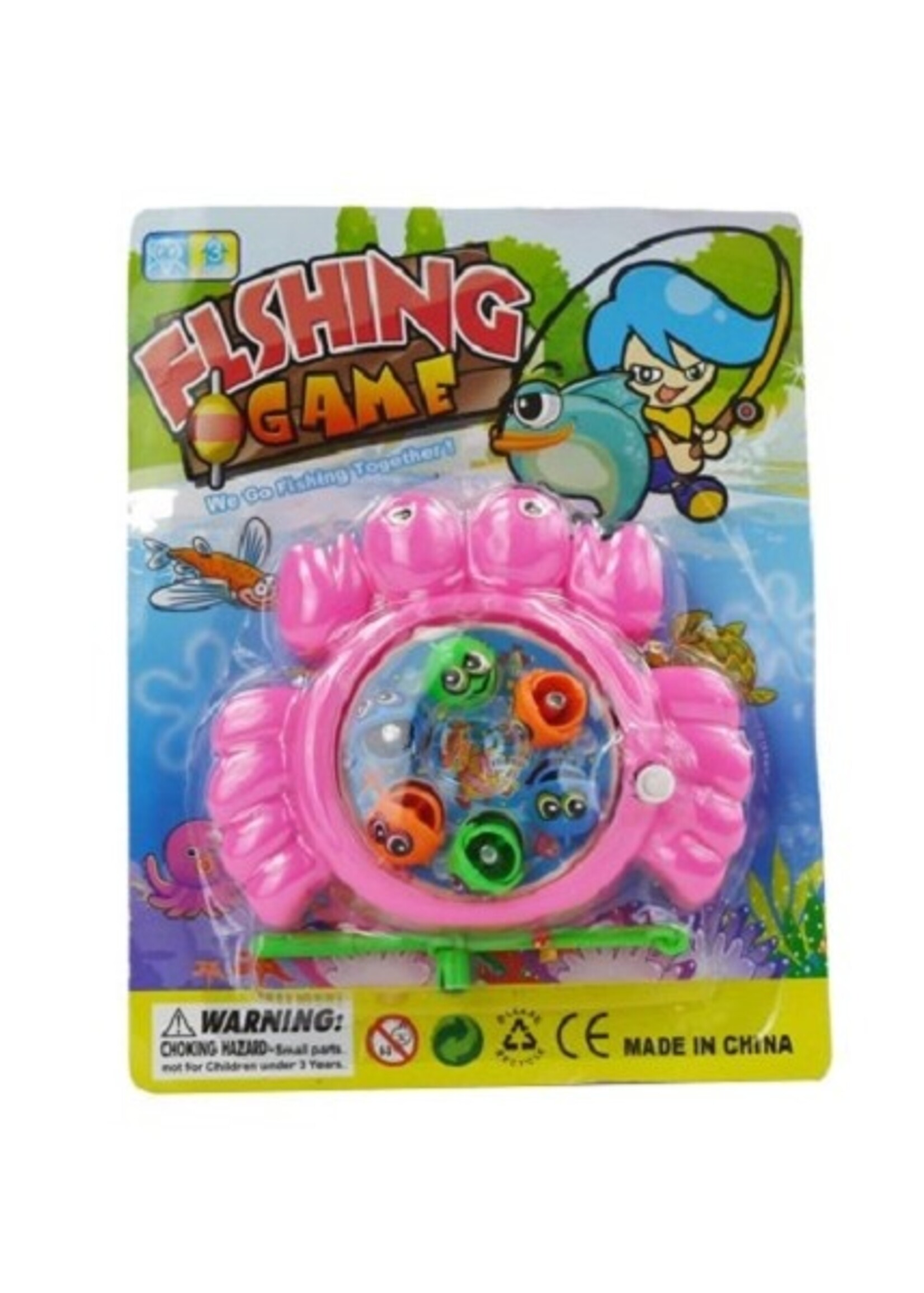 Visspel magnetisch 6 visjes ass kleur