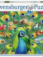 Ravensburger Puzzel Land van de pauw 2000 stukjes