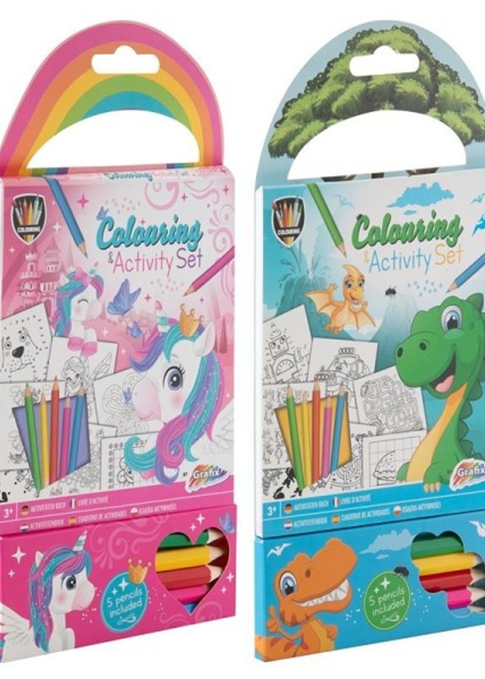 Grafix Kleur- & Activiteitensetje 22x11,5cm