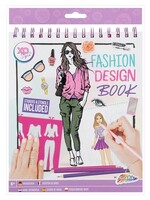 Grafix Fashion Design boek 36 vel+5 stencils+stickers 24x20cm