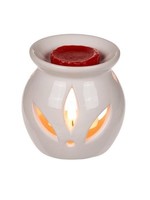 Wax geurbrander porselein 7x8cm met geurwax