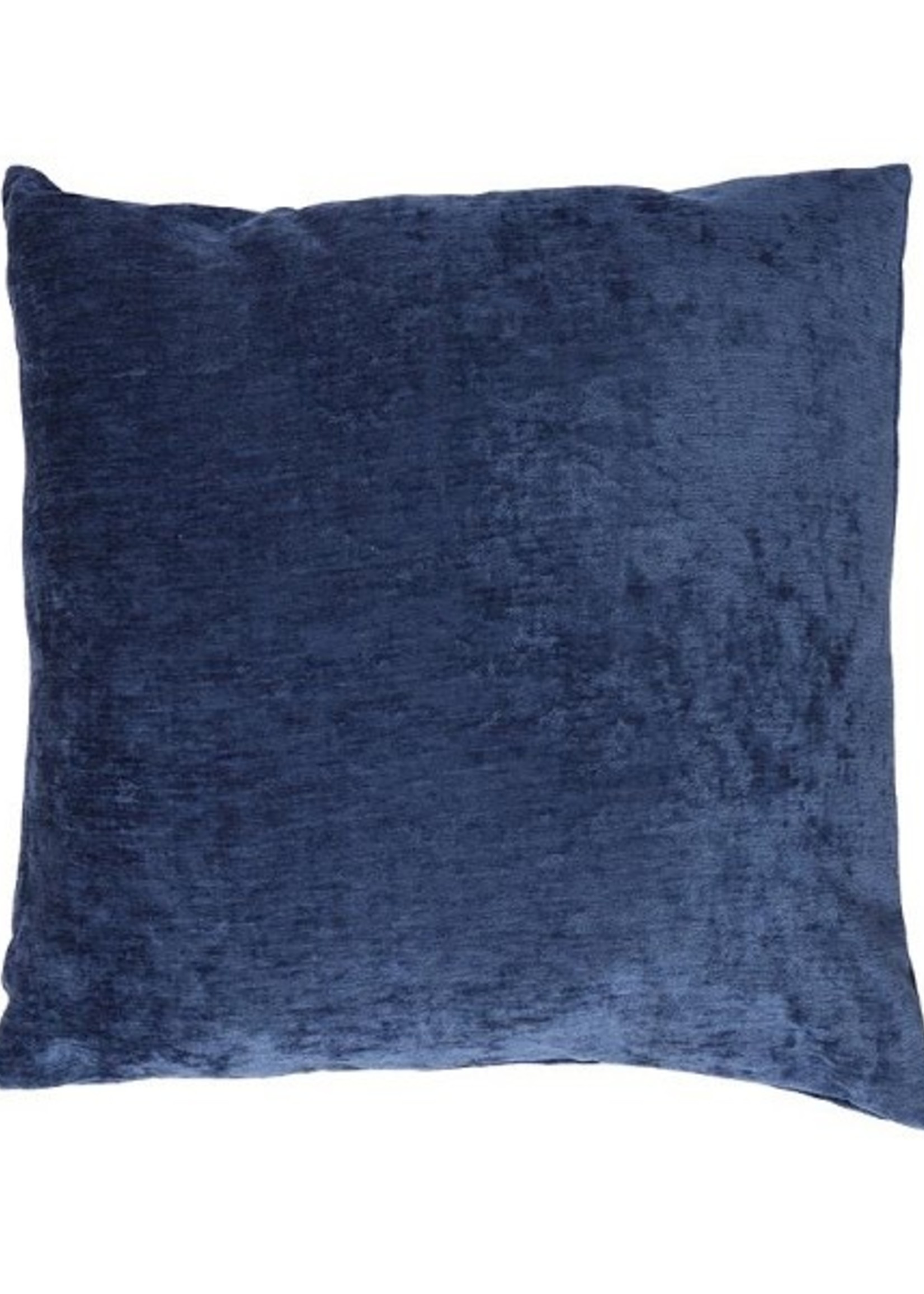 Kussen Dastak velours 45x45cm blauw