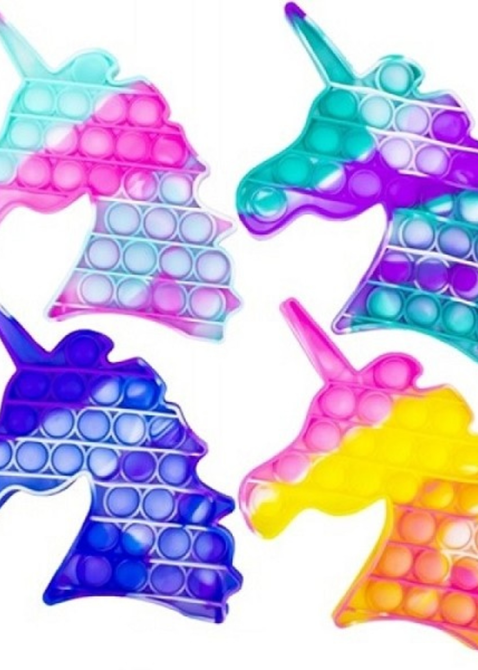 Magic Fidget Pop-it unicorn tie dye 16x16cm