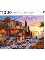 Rebo Mediterranean sunset - puzzel 1000 stukjes