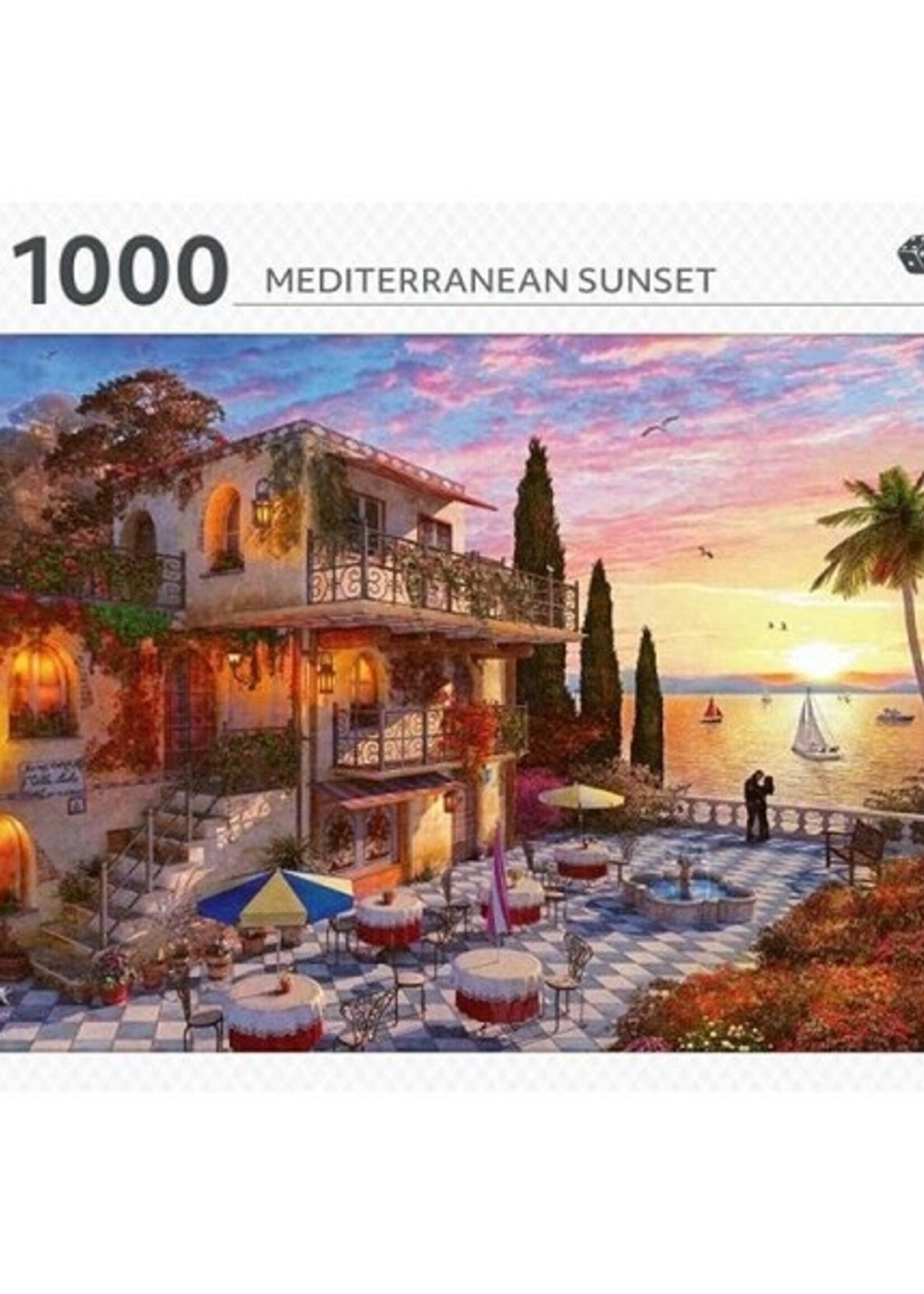 Rebo Mediterranean sunset - puzzel 1000 stukjes