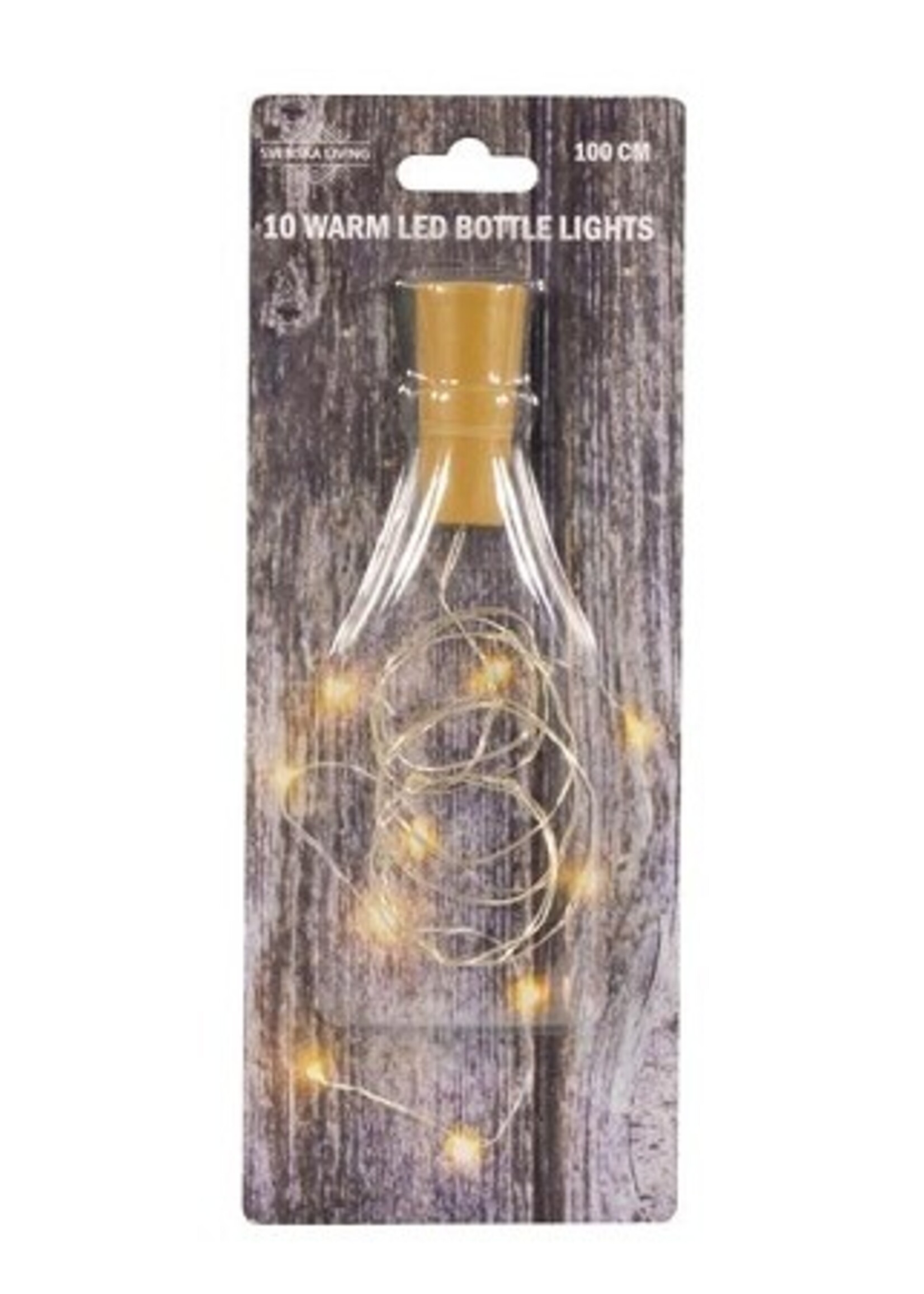 Sfeerlicht kurk met Draadverlichting 10 warm LED