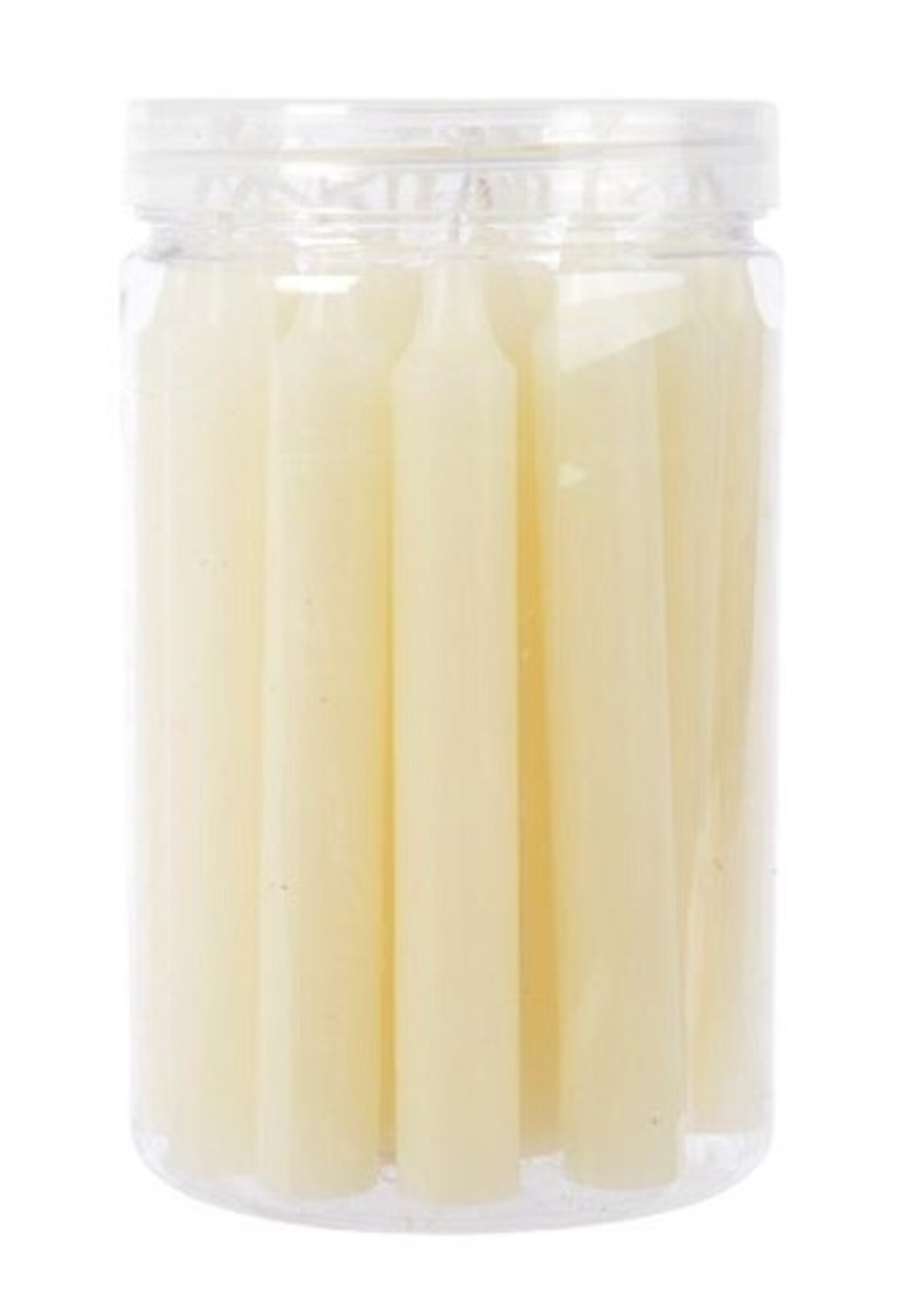 Kerstboomkaarsjes ivoor 1,3x10.5 cm 22 stuks in koker