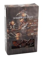 String verlichting rendier met 10 LED lampen warm wit en Timer 1 M werkt op 2xAA (excl)