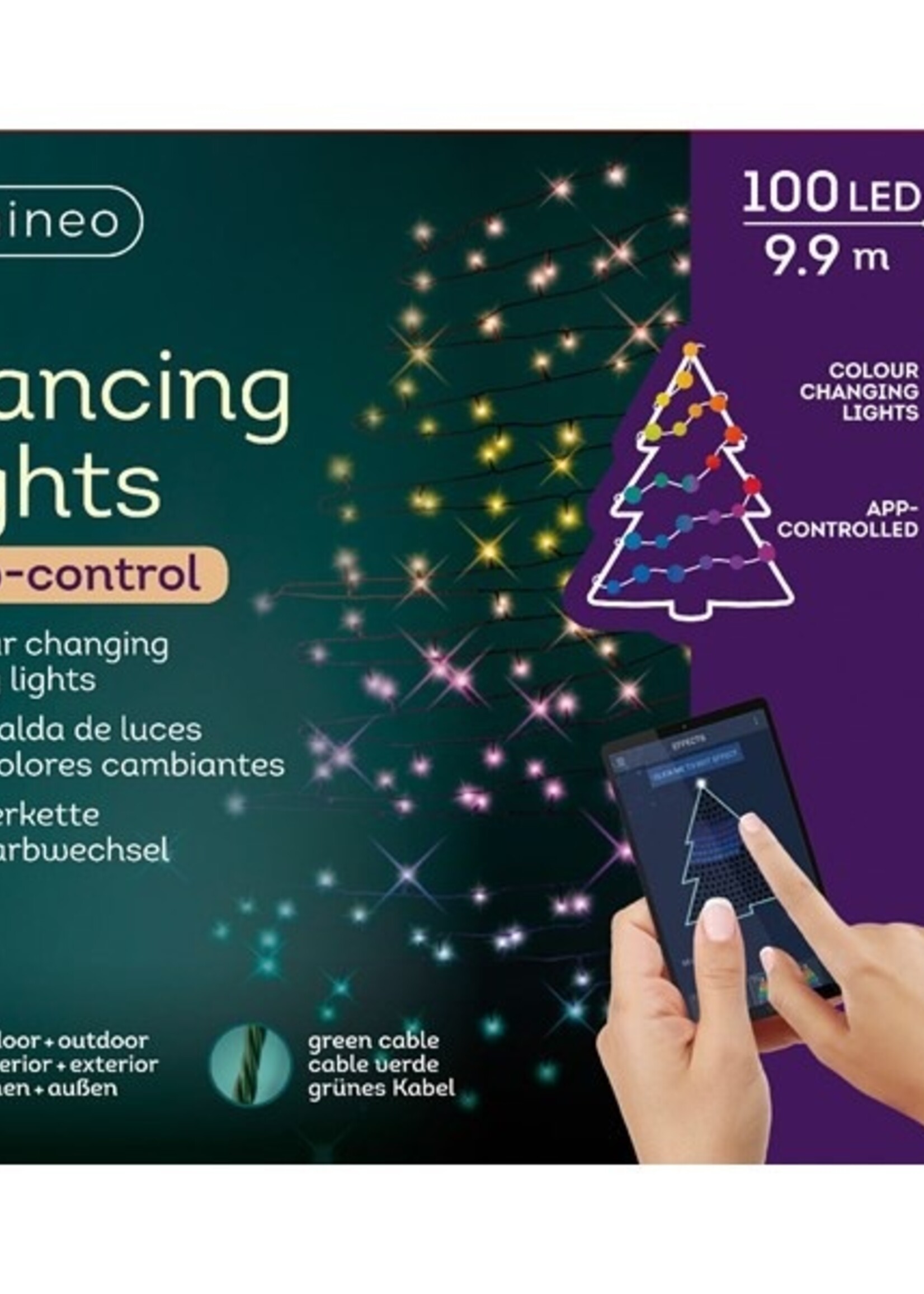 Lumineo LED App-controlled dancing lights 990cm-100L multikleut