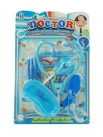 Dokterssetje met licht en geluid blauw