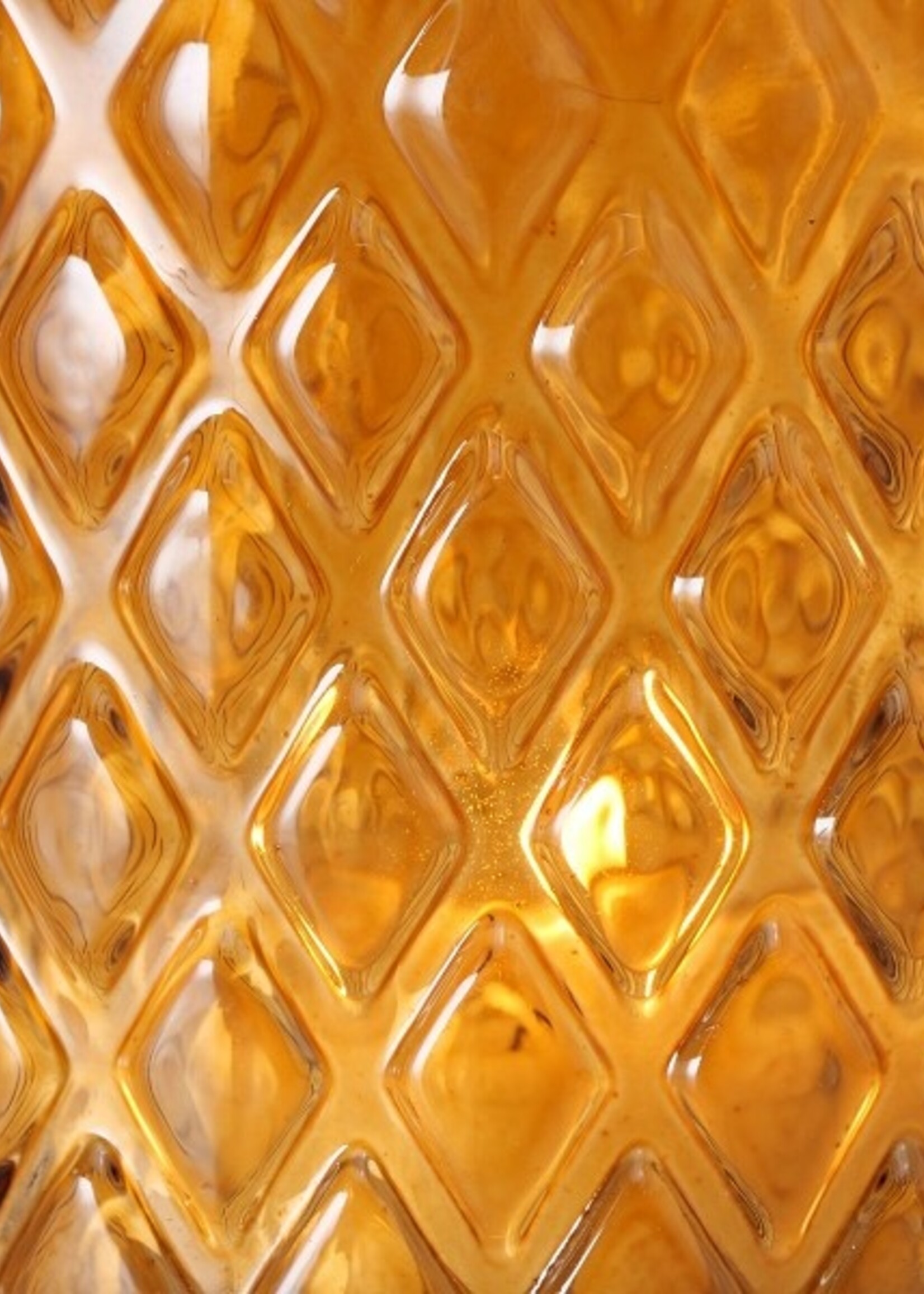 Boltze Home Theelichthouder bruin H9cm Dia 8cm  per 1 stuk