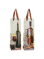 Wijnfles tas papier 36x12x9cm