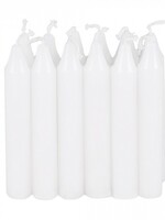 Lampionkaarsjes 12 in doosje wit LXBXH 13x9x3cm 99% paraffin wax, 1% cotton