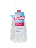 Sorbo Vloermop 125 gram katoen met rode sluiting