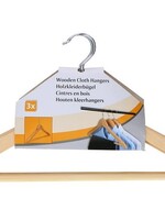 Kledinghangerset hout 3-delig