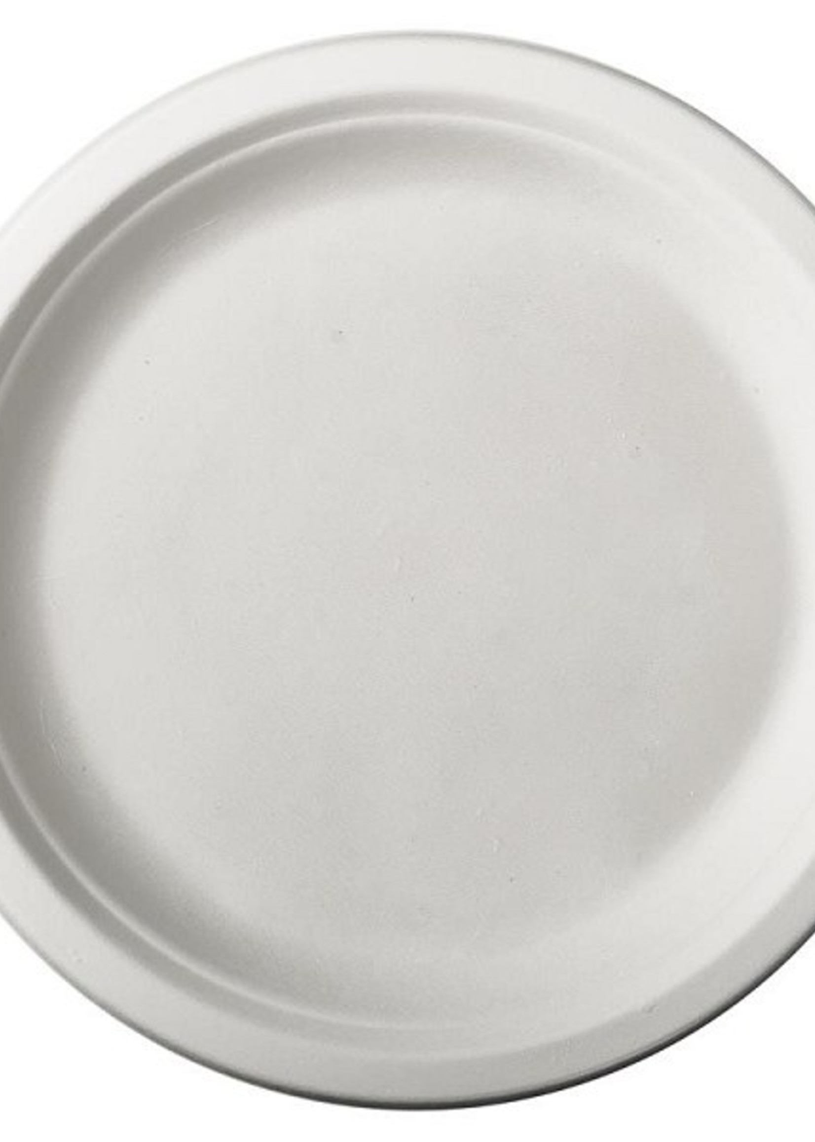 Papstar 12 Borden suikerriet "pure" dia.23cm wit