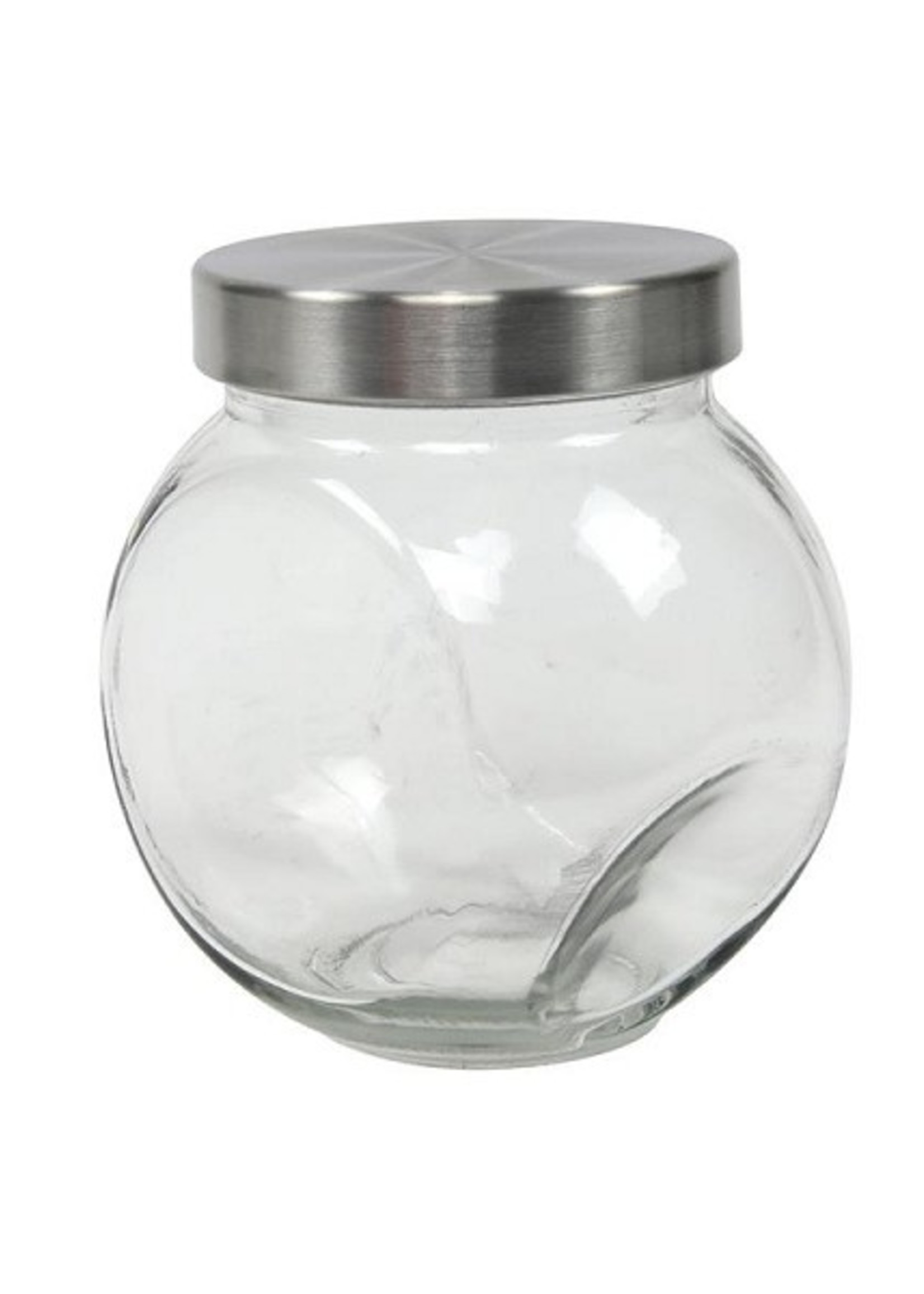 Voorraadpot 0,7L 12x9x13cm glas